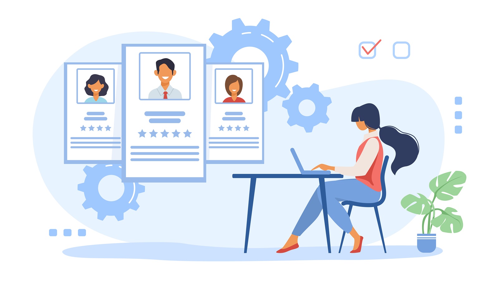 Image illustrating the method of attracting both the active and passive jobseekers to find the perfect match and hassle free interview process